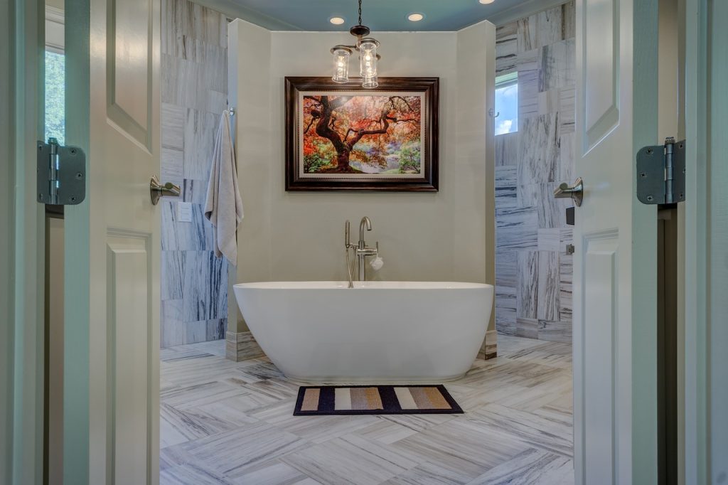 bathroom, tub, bathtub, gray bathroom, bathroom, bathroom, bathroom, bathroom, bathroom, bathtub